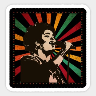 Jill Scott // Vintage Style Sticker